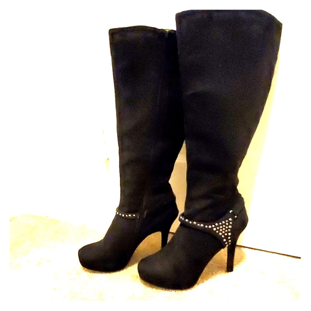 High black boots